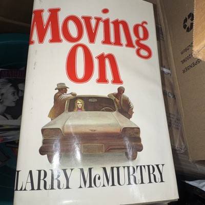 MOVING ON by Larry McMurtry 1970 Simon & Schuster  hardcover dust-jacket 2ND