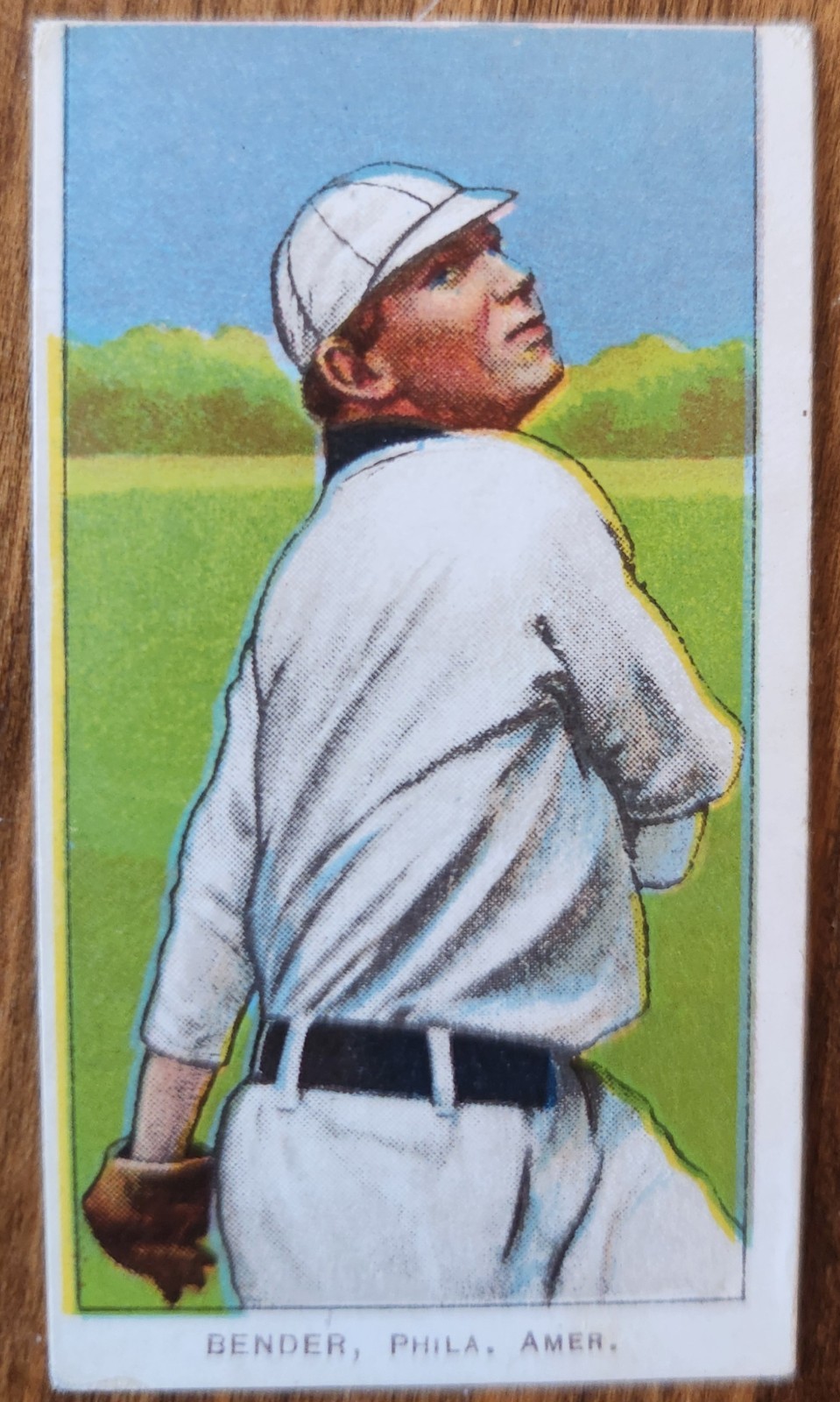 1909-11 T206 Chief Bender Sweet Caporal Series 350 Factory 30 Corners Eye Appeal