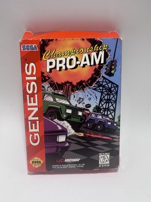 Championship Pro-Am For Sega Genesis Vintage Racing