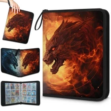 Card Binder 9-Pocket - 900 Pockets Card Holder Album with 50 Removable Sleeve...