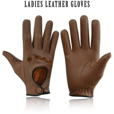 Winter Gloves Warm Lambskin Sheep Leather Car Driving Women Ladies Girls Fashion