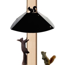 Metal Squirrel Baffle for 4x4 Post, 18 Inch Bird Feeder, 
