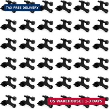 36Pack Hinge Pin Black Door Stopper, Adjustable Heavy Duty Hinge Pin Door Stop w