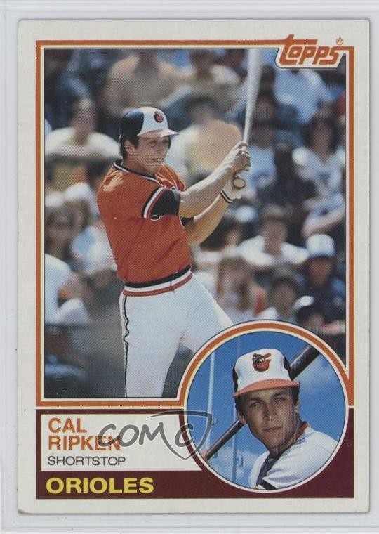 1983 Topps Cal Ripken Jr #163 HOF 1en6