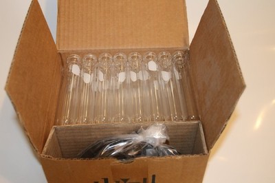 PYREX Corning Culture Tubes and Caps w/ PTFE Liner, 9826-25 New, 45 per box