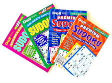 NEW Lot 4 Penny Dell Sudoku Premium Solvers Choice Extreme Jigsaw Puzzle Books