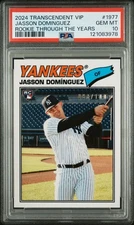 Jasson Dominguez 2024 Topps Transcendent Rookie /100 Through The Years PSA 10
