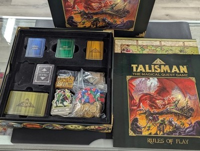 Talisman Magical Quest Game 4th Edition 2007 Base Game Complete Black Industries
