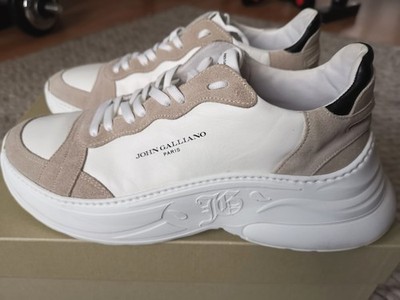 John Galliano Paris Luxus Herren chunky Sneaker Gr 43 top/neuwertig Np400  OVP