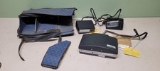 vintage polaroid 360 land camera electronic flash with original carrying bag