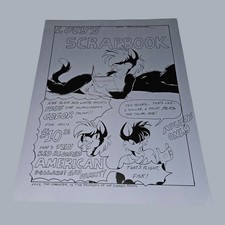 Libro de recortes de Lucy's Jay Naylor Mat Sherer peludo adulto cómic impresión artística 2002
