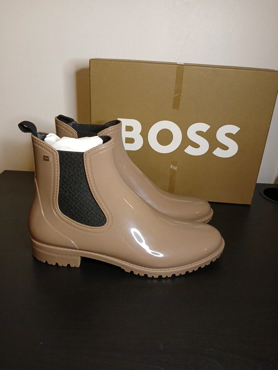 Hugo Boss Taupe Leather Boots New With Box Amazon.com | Hugo Boss Men main image 3