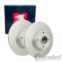 2X JP Group Bremsscheiben Ø270Mm Voll Hinten Passend FüR Renault Grand Megane