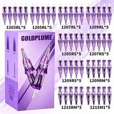 50pcs/box, Tattoo Ink Cartridge Needles, All-in-one Tattoo Needles