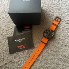 TIMEX TW2T10200 MK1 Watch Timepiece Orange New Genuine Authentic