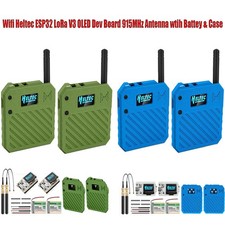 Esp32 Lora V3 Dev Board 3000mah Battery Case Set With 915mhz Meshtastic Antenna