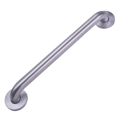Amazon Basics Edelstahl-Stabhalterung für Badezimmer, poliert, Ø 3,2 cm, 46 cm