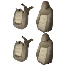 2pcs Front Seat Covers Top Bottom For Ford Expedition Eddie Bauer 2003-06
