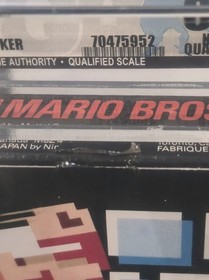 POP 1 Super Mario Bros. Gloss Sticker VGA 85 1st Print Nintendo NES Not PSA WATA