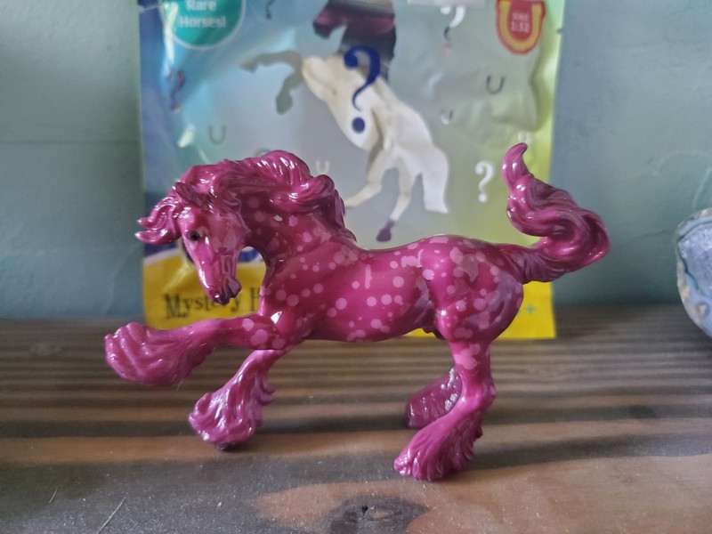 Breyer Stablemate Series 7 TSC Rare Chase Pink Gypsy Vanner 2025 