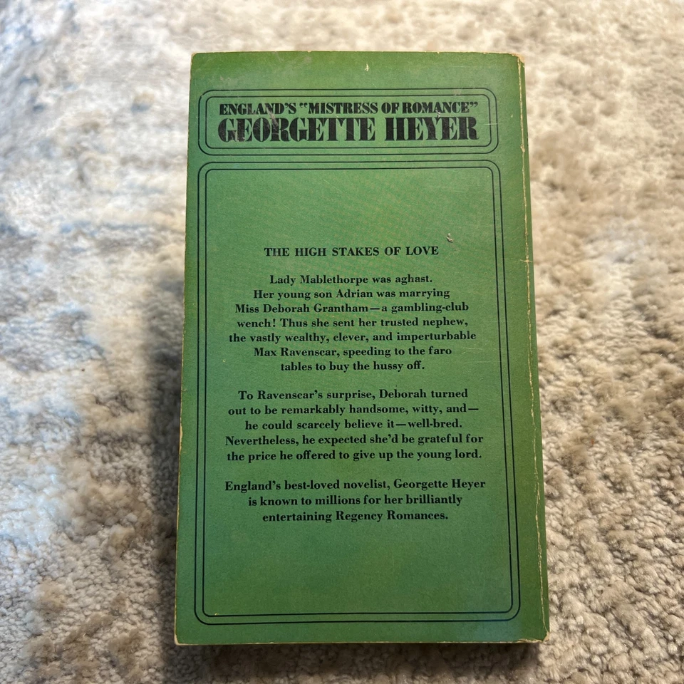 Faro’s Daughter Georgette Heyer 1968 Bantam Books Regency Historical Romance — 第 2/4 张图片