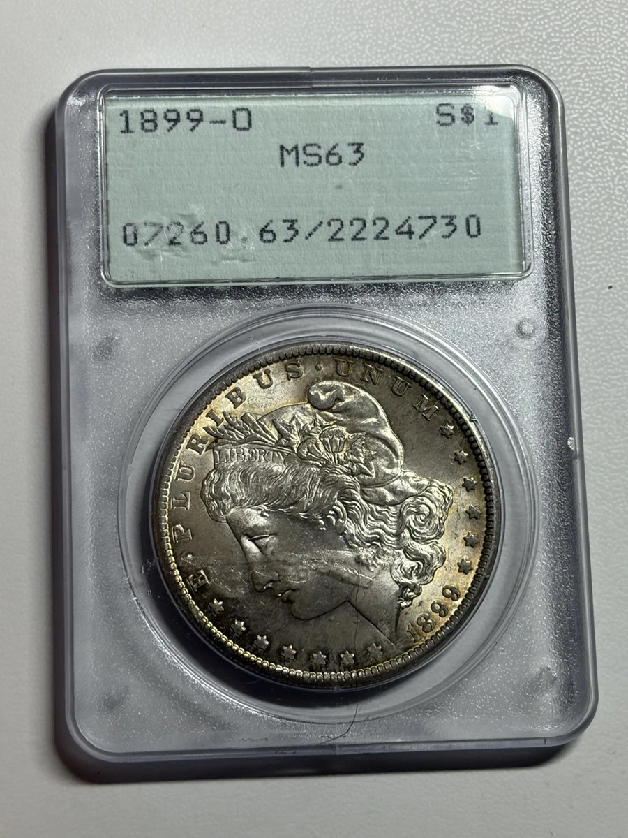MS 63 Graded 1899 Year Morgan US Dollars (1878-1921) for sale | eBay