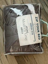 Beddy  s Modern Gray Toddler Minky NEW