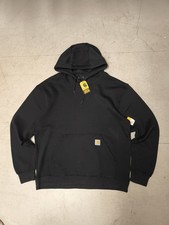 Carhartt Loose Fit Midweight Logo Sleeve Hoodie Black Men's XL (TS0288)