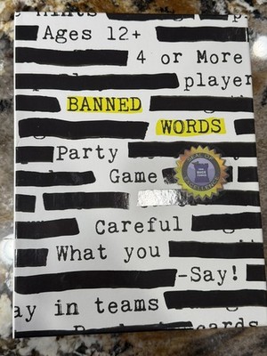 Banned Words Party Game COMPLETE Wonder Forge 2017