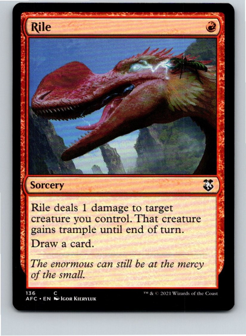 Magic the Gathering Rile Commander: Adventures in Forgotten Realms MTG Free Ship