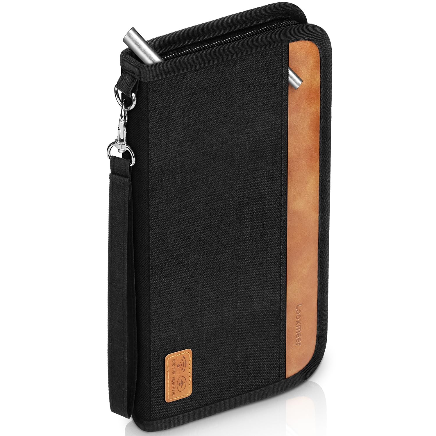 Looxmeer Travel Wallet, Family Passport Holder, RFID Blocking Travel Accessor...