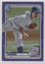 2020 Bowman Chrome Prospects Purple Refractor /250 Eric Pardinho #BCP-135 ut4