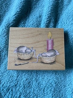 Stampabilities House Mouse Winters Nap 1988