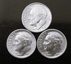 1948 P-D-S 10c SILVER Roosevelt Dimes, BU, Year Set.     (R194)