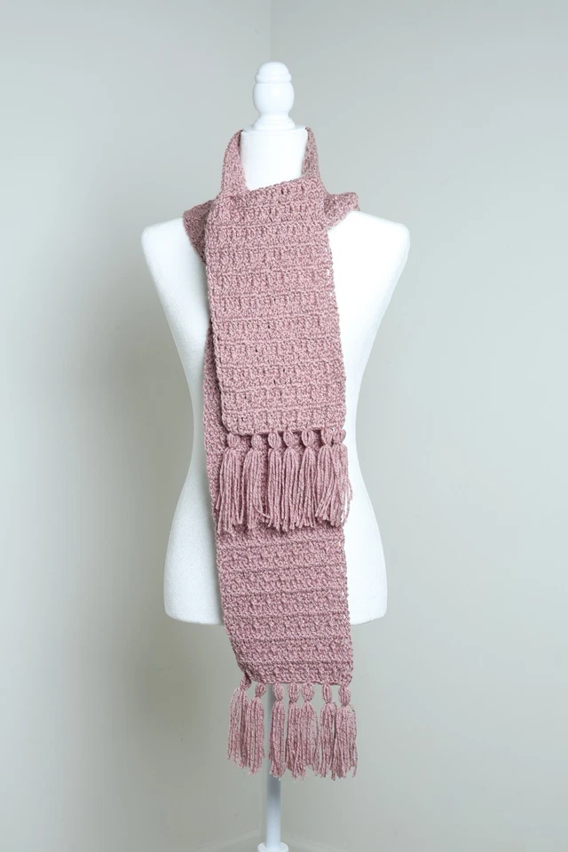 Acogedora Bufanda Tejida Hecha a Mano Bufanda de Invierno, Suave Bufanda Gruesa, Cálido Accesorio de Moda Foto 2 de 3