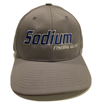 Sodium Fishing Gear Hat Gray OSFM | eBay