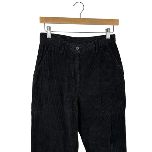 VINTAGE Woolrich 1964 Women’s Corduroy Straight Leg Pants Black Size 4P - Picture 5 of 9