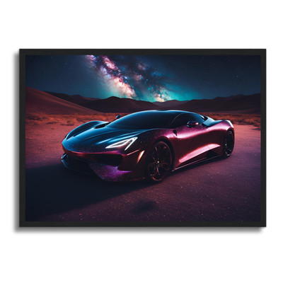 Auto Poster gerahmtes Wandbild Fahrzeug Man Cave Bild A4 - A1 Wohndeko Design