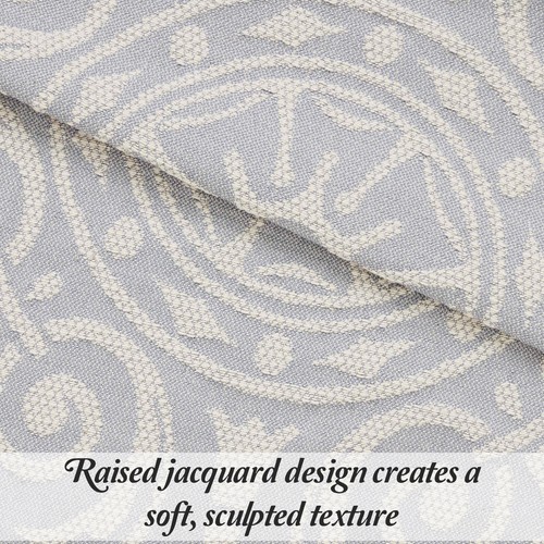 Adalie Lightweight Cotton Blend Jacquard Traditional Medallion Bedspread Set - Picture 54 of 74