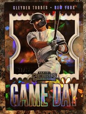 Gleyber Torres 2020 Panini Contenders Game Day Cracked Ice 21/23 Yankees