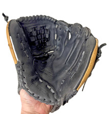 Easton T12 12" Black Steer Hide Baseball Glove For Right Handed Thrower