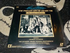 The Private Life of Henry VIII Laserdisc LD Charles Laughton Free Ship 50 Order