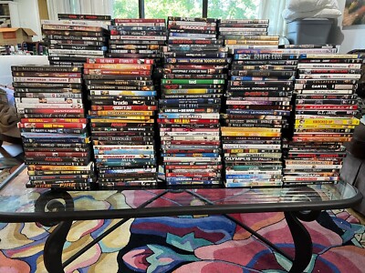 DVD LOT OF 50 ASSORTED MOVIES TITLES / IN CASES *SUPER DEAL*