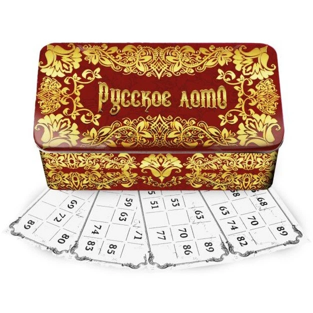 Russisches Lotto Loto Bingo Familienspiel Русское лото Tischspiel Brettspiel  - Bild 1 von 1