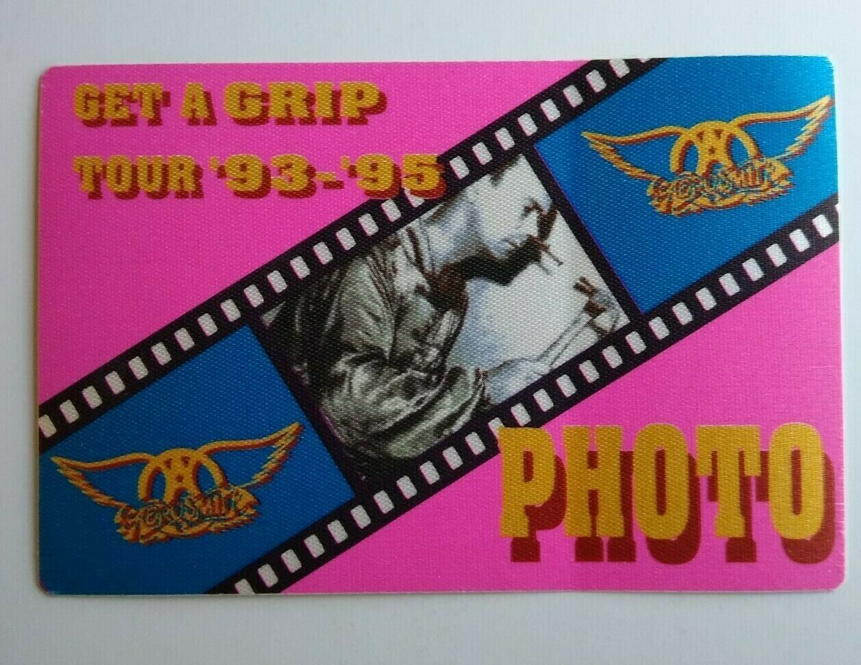 Aerosmith Backstage Pass Original Get A Grip 1993-1995 Tour Hard Rock Music Pink