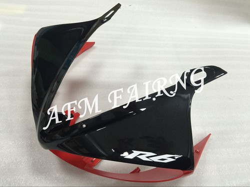 Red White Black ABS Injection Mold Bodywork Fairing Kit Panels For YZF R6 2005 - Picture 2 of 6