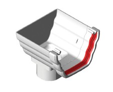 Freeflow 135mm Ogee Gutter Fittings in White