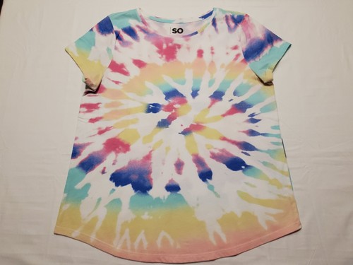 SO Girls Tie Dye Ombre Short Sleeve T Shirts sz XL 14-16 Lot of 2 Colorful EUC!! - Picture 6 of 19
