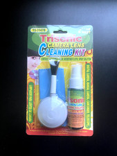 Digital Camera Camcorder Camera Lens Cleaning Kit w/Brush, Cloth, Fluid