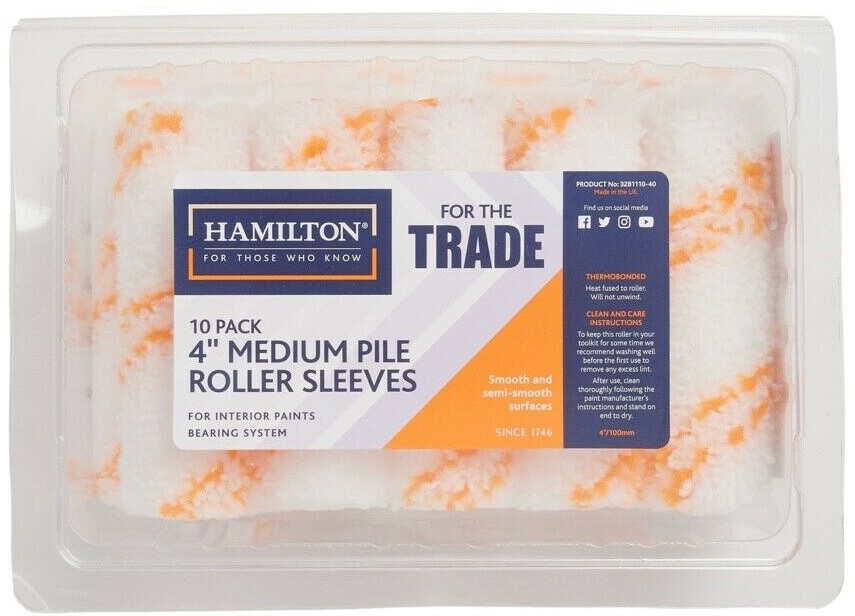 Hamilton For The Trade 3281110-40 Medium Pile Mini Roller Sleeves (10 Piece) - Image 8